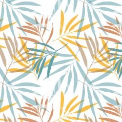 garden muse pheonix palm blue yellow