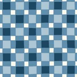 gentle geometrics checkered charm blues