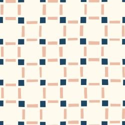 gentle geometrics mosaic of squares blue peach