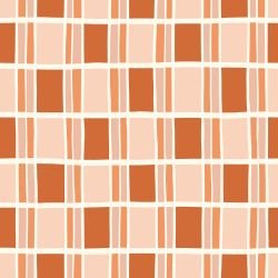 gentle geometrics nested rectangles orange peach