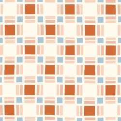 gentle geometrics patterned precision bluees oranges