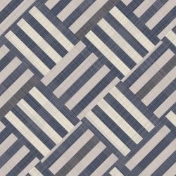 geometric twist textile patch blue multi