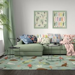 animated animals concept rug aussie outback autumn