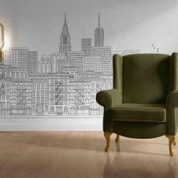 hand drawn cities concept wallpaper backdrop 