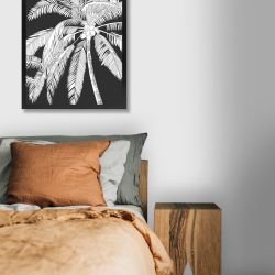 jungle chic concept bedroom artwork