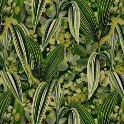 jungle jewels green leaves dark