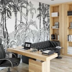 jungle vista concept office wallpaper