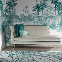 jungle vista concept wallpaper and rug 