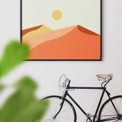 landform vistas concept wallpaper mural chairs