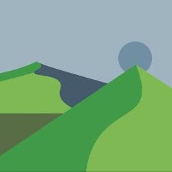 landform vistas moon rising forestry