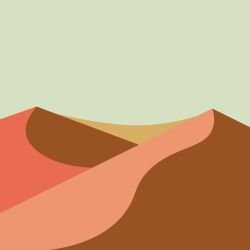 landform vistas mountain tops retro