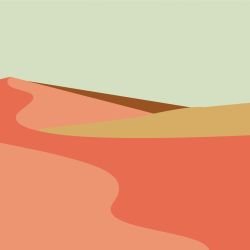 landform vistas valley stream retro