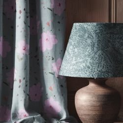 landscape concept curtain and lampshade