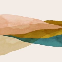 landscape wanders waves coast