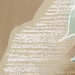 leafscapes monsteria leaves khaki wash detail