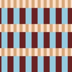 linea layers accordion fold cyan brown