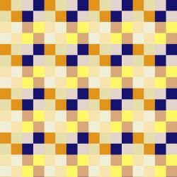 linea layers confetti squares blue orange multi