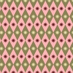 linea layers lozenge diamond pink green