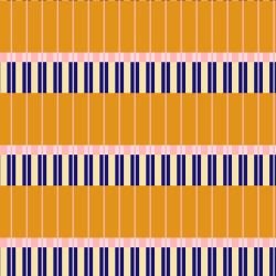 linea layers marmalade stitch orange blue pink