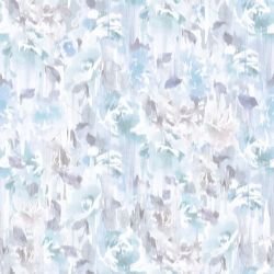 lost in the tropics ikat florals blue