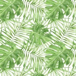 lost in the tropics palm foliage green