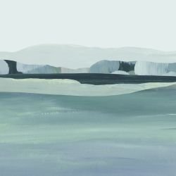 meadowland murals distant fields blue