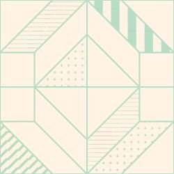 memphis mosaics diamond duality sofft green