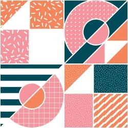 memphis mosaics playful pieces dream