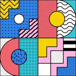 memphis mosaics retro fusion