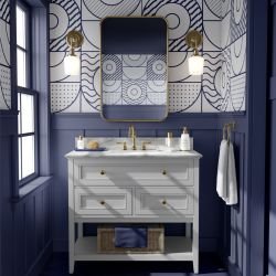 memphis mosaics retro rhythm navy grey concept