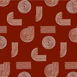 modern glamour floating medley russet small