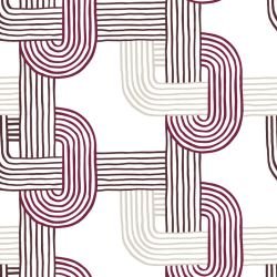 modern glamour spiral maze bordeaux large