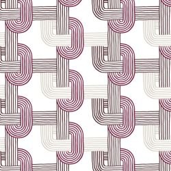 modern glamour spiral maze bordeaux small