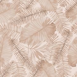 muted fronds garden fern vintage red