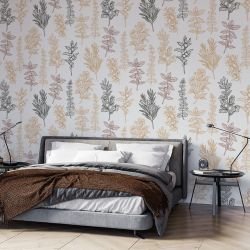 native lines concept leaf waltz wallpaper