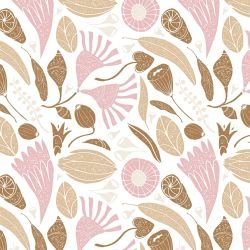 native lines kakadu flora texture pinksoft