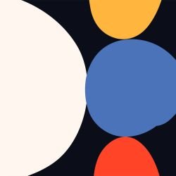 natural forms balance pink blue mix  