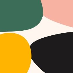 natural forms boulder stack green yellow mix  