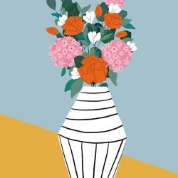 natures bounty tabletop blooms multi