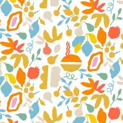natures depiction picnic fruit mustard pop