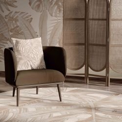 muted fronds concept rug lavish sepia