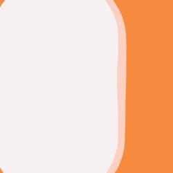 wallscapes oval key orange 