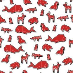 origami arctic rich reds 