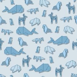 origami arctic shore