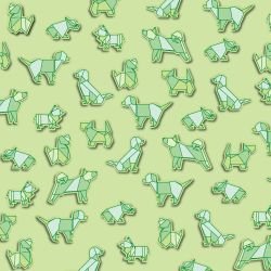 origami dogs forestry