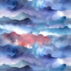 painterly sunrise haze detail