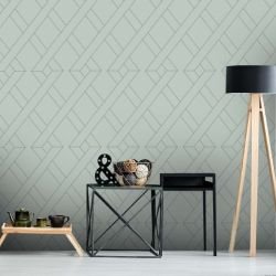 patterned precision concept linking bands wallpaper