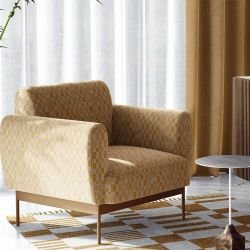 check me out concept rug striped cloth light dijon