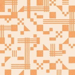 check me out geometrical shapes peachy