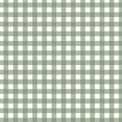 petals and plaids picnic gingham green light